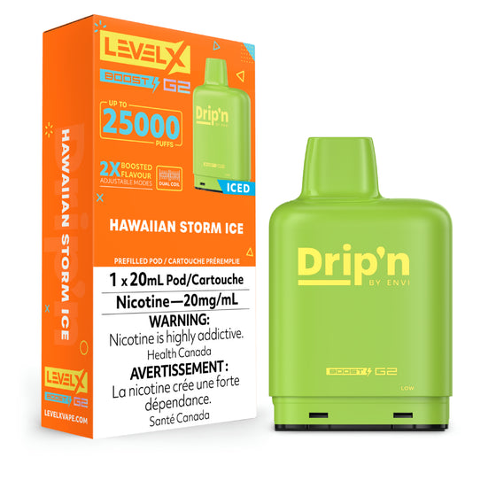 Drip'N - Boost 25K Level X Pod - Hawaiian Storm Ice