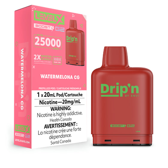 Drip'N - Boost 25K Level X Pod - Watermelon CG