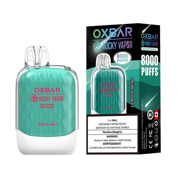 Oxbar 8000 - Lemon Mint
