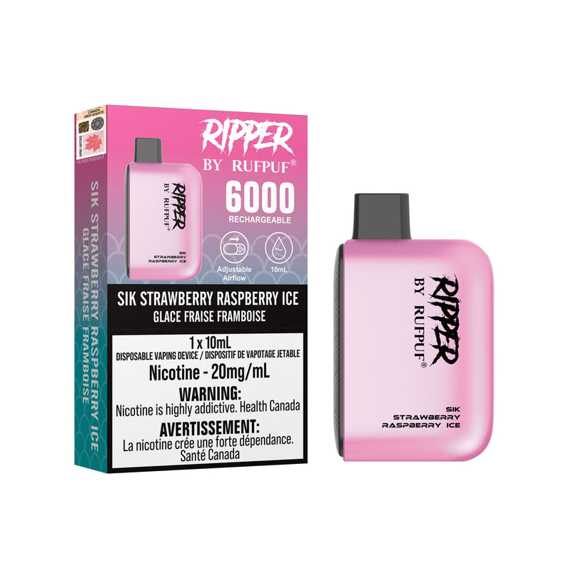 RufPuf Ripper 6000 - Sik Strawberry Raspberry Ice