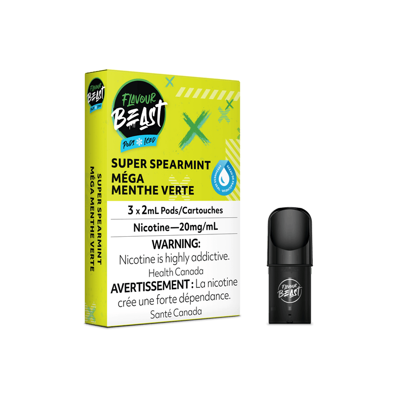 Flavour Beast Pod Pack - Super Spearmint Iced