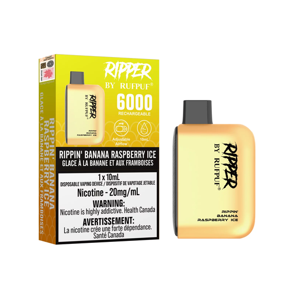 RufPuf Ripper 6000 - Rippin' Banana Raspberry Ice