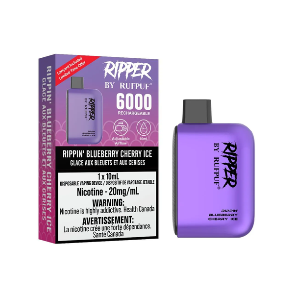 RufPuf Ripper 6000 - Rippin Blueberry Cherry Ice
